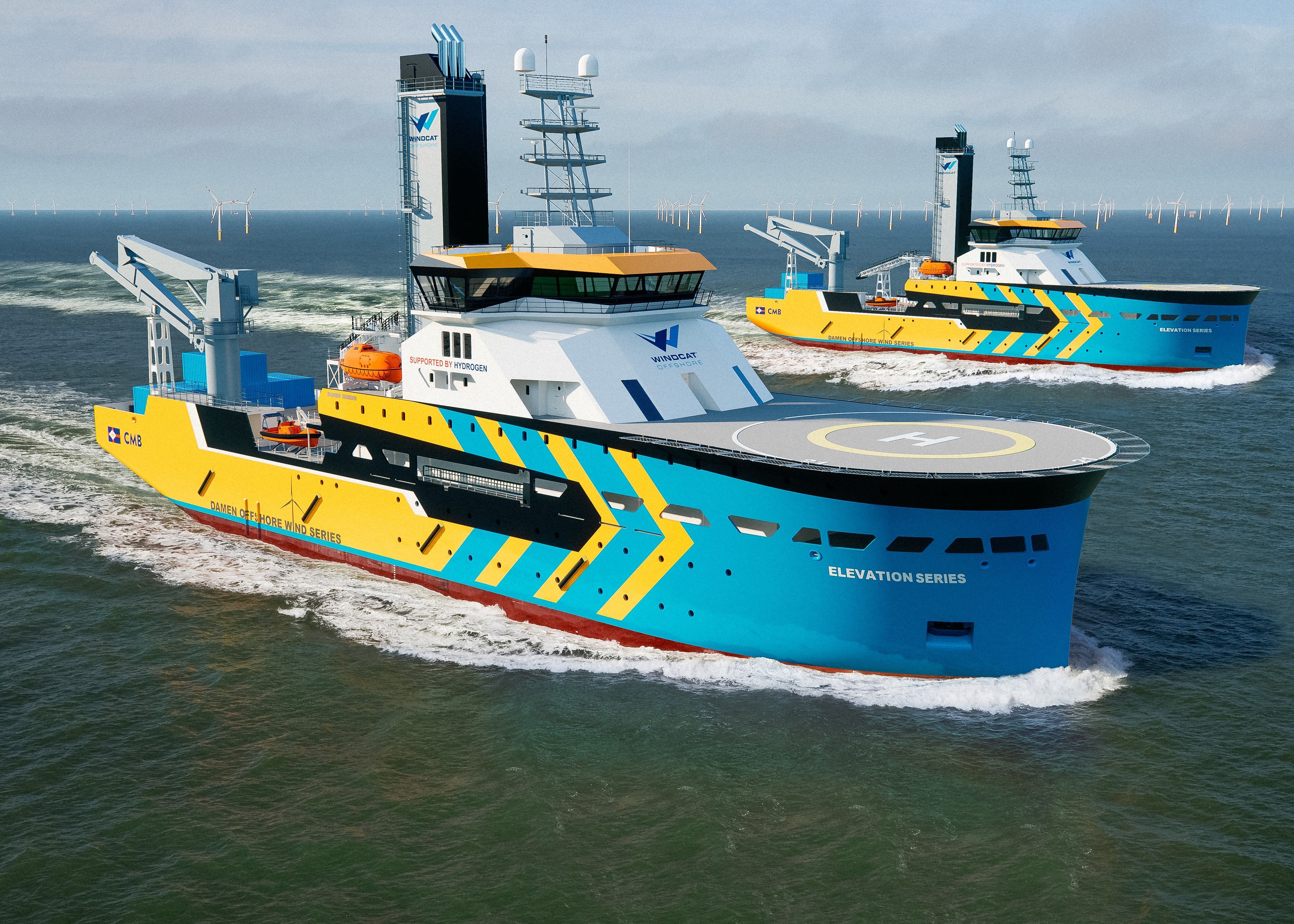 Exciting new contract for Høglund- delivering cutting-edge IAS for Windcat's Offshore Windmill Service Vessels
